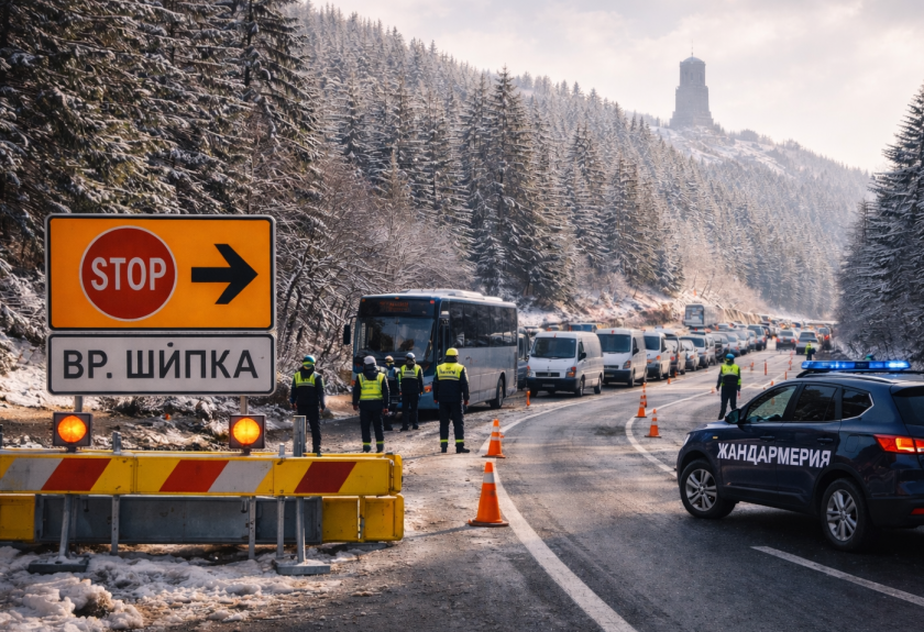 Временна организация на движението за 3 март заради тържествата на връх Шипка