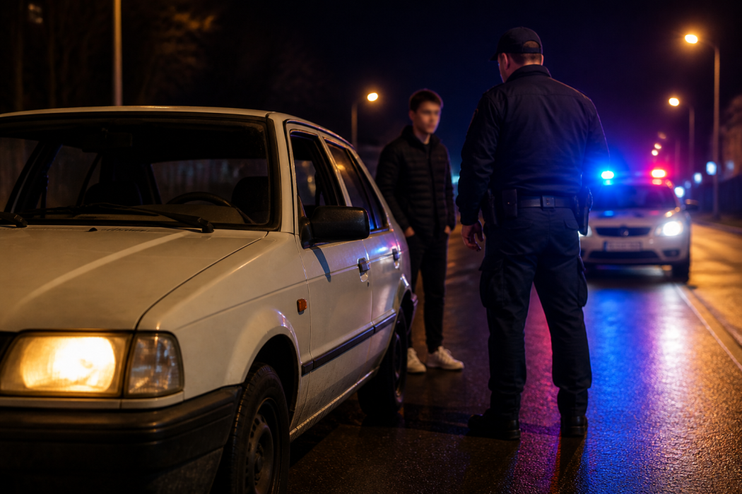 Полицията в Павликени спря 16-годишен с нерегистрирана кола