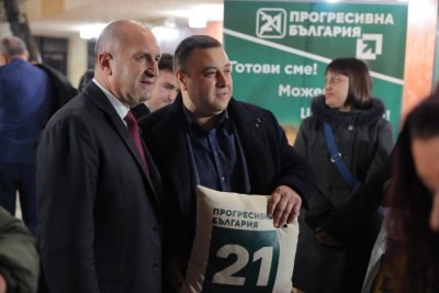 Румен Радев в Търговище