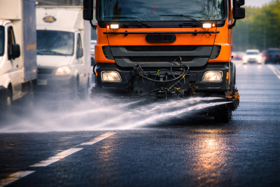 Започнаха да мият улиците на Велико Търново