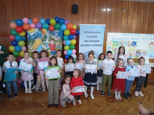 &bdquo;Здравето през детските очи&ldquo;: 18 деца с награди от РЗИ &ndash; Велико Търново, първа е Елена от Дебелец