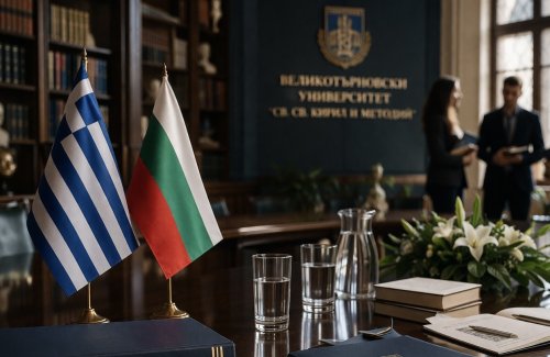 Гръцкият посланик обсъди партньорства с Великотърновския университет