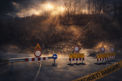 Областният управител на Велико Търново настоя за спешни мерки заради падащи камъни от хълма Трапезица