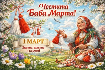 Баба Марта идва с надежда за здраве и късмет