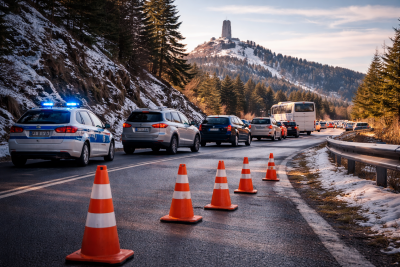 Ограничения на транзитния трафик през прохода &bdquo;Шипка&ldquo; заради честванията на 3 март