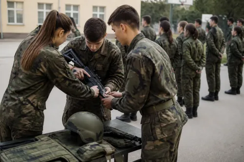 Кабинетът разширява военната подготовка в училище до май