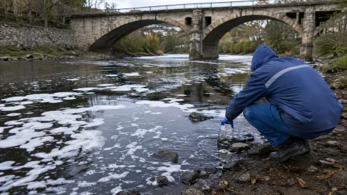 Сигнал за черна вода и пяна в Янтра прати ВиК на проверка