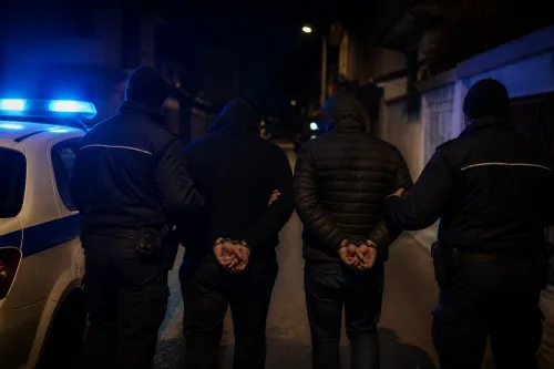 Полицията във Велико Търново арестува двама мъже след сигнал за шум