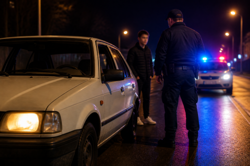 Полицията в Павликени спря 16-годишен с нерегистрирана кола