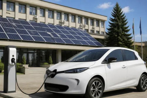 Община Полски Тръмбеш монтира солари 30 kW и купи електромобил