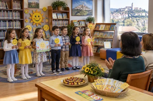 Деца от ДГ „Ален мак“ гостуваха в библиотека „Бузлуджа“