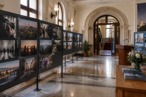 Студенти от ВТУ откриха фотоизложба в Ректората