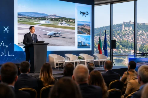 Николай Рашков представи летище Горна Оряховица на Drone Expo Summit