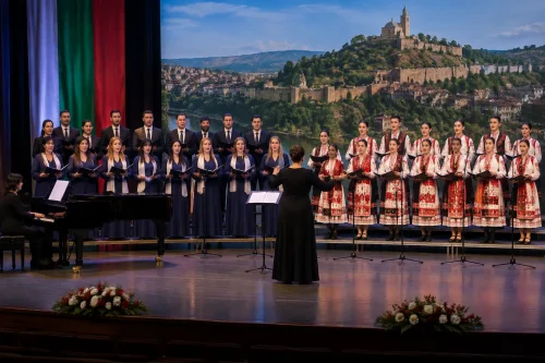 Американският хор American Festival Singers пя с ДЮФА „Българче“ във Велико Търново