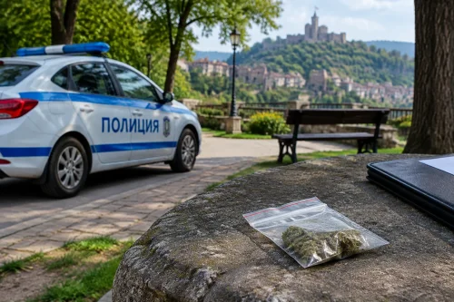 Полицията във Велико Търново иззе 1 грам трева в парк „Дружба“