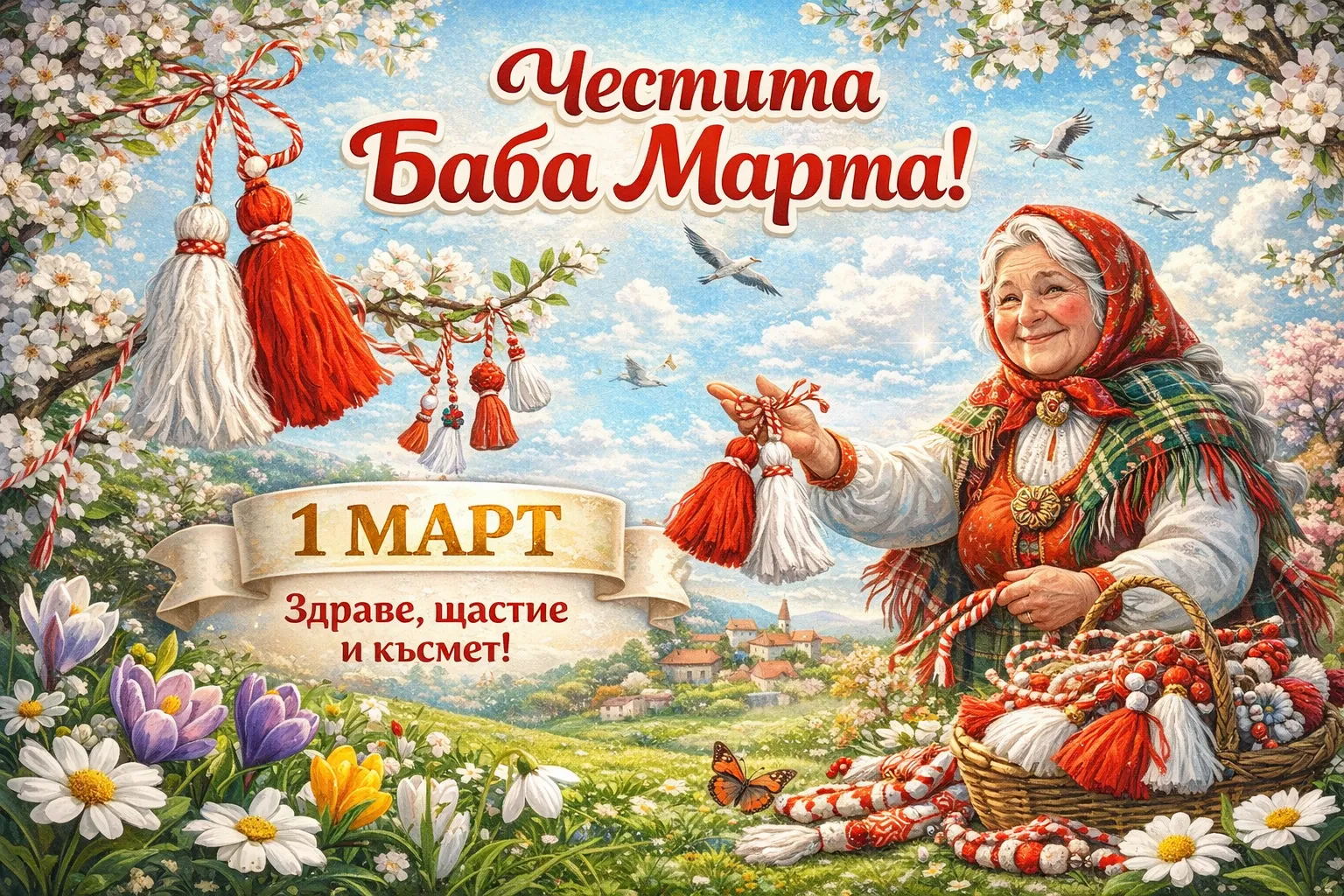 Баба Марта идва с надежда за здраве и късмет
