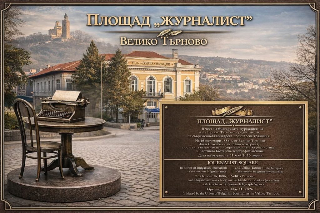Президентът Илияна Йотова ще открие новия площад „Журналист“