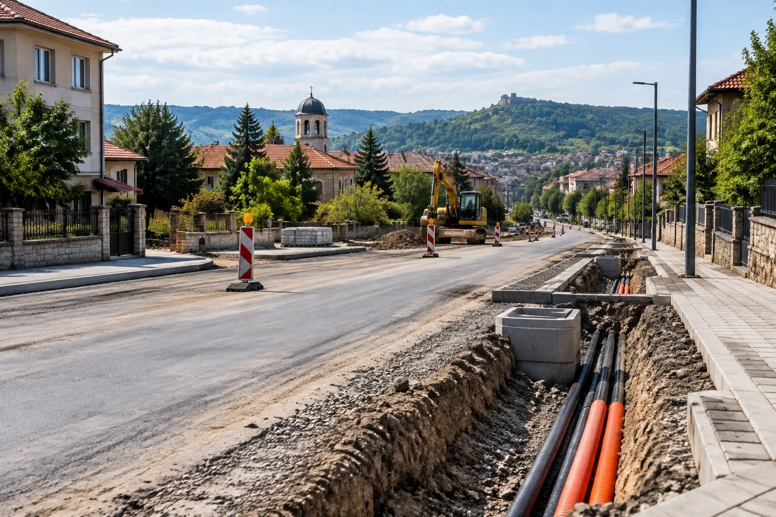 Дебелец започва ремонт на главната улица за 2,1 млн. евро