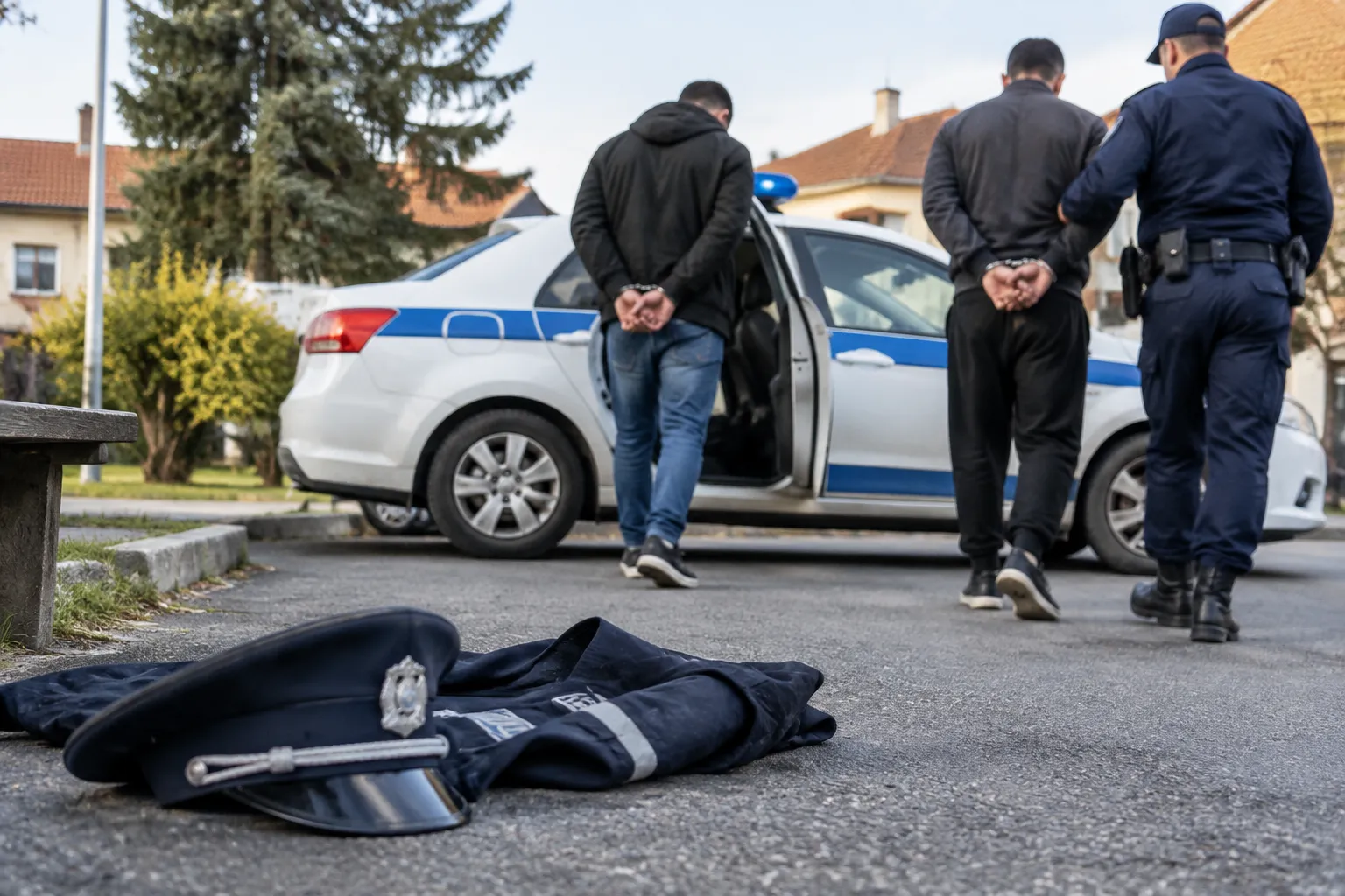 Двама мъже в Павликени удариха полицай и бяха задържани