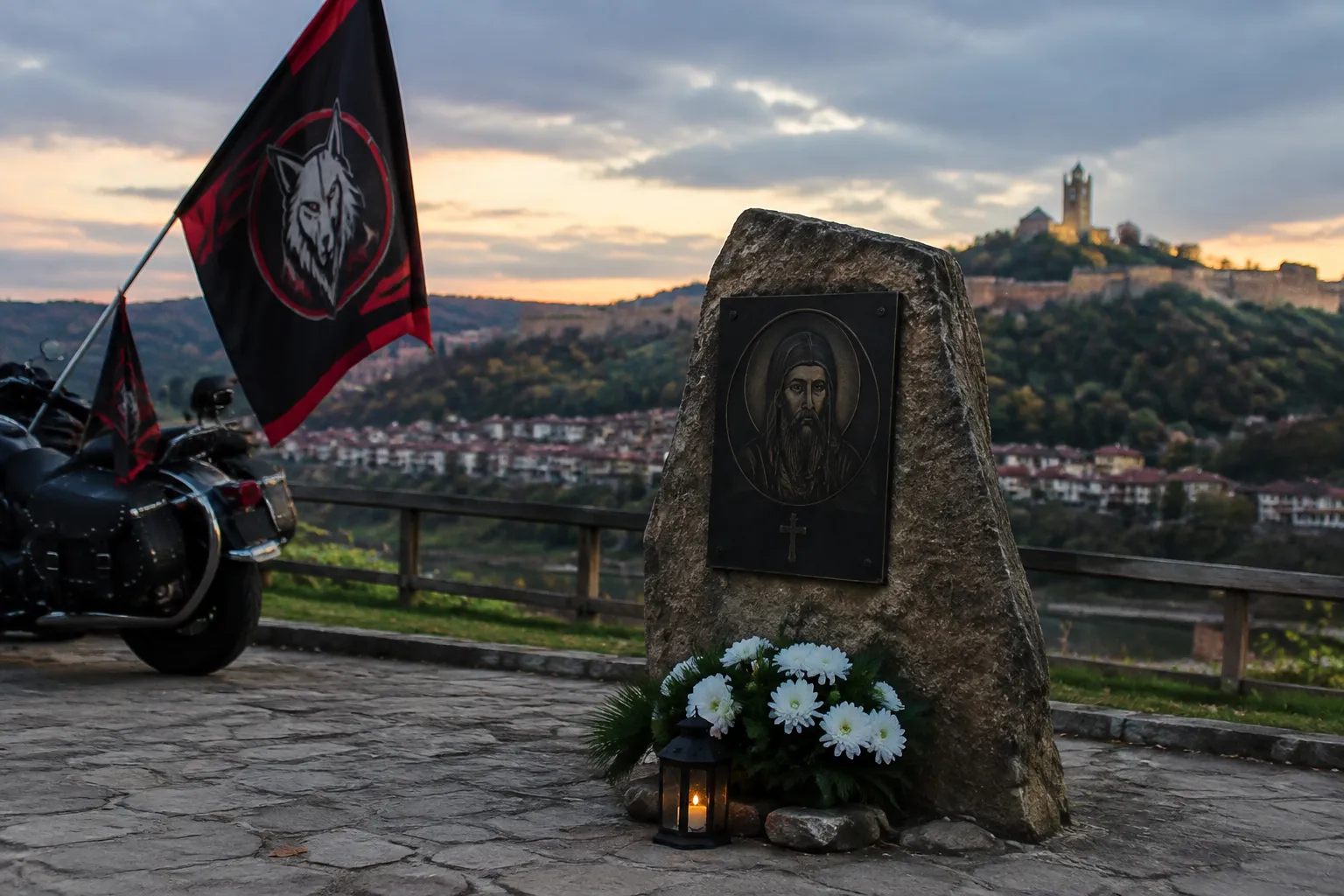 „Нощни вълци“ от Велико Търново поставиха знак за Киприян