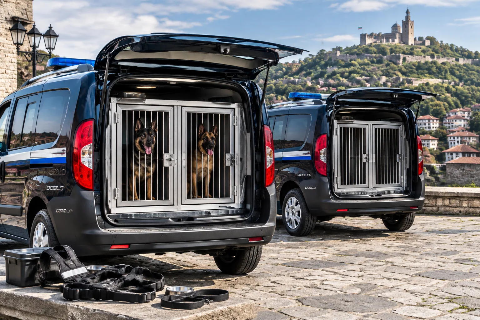 ОДМВР – Велико Търново получи два FIAT Doblo за служебни кучета