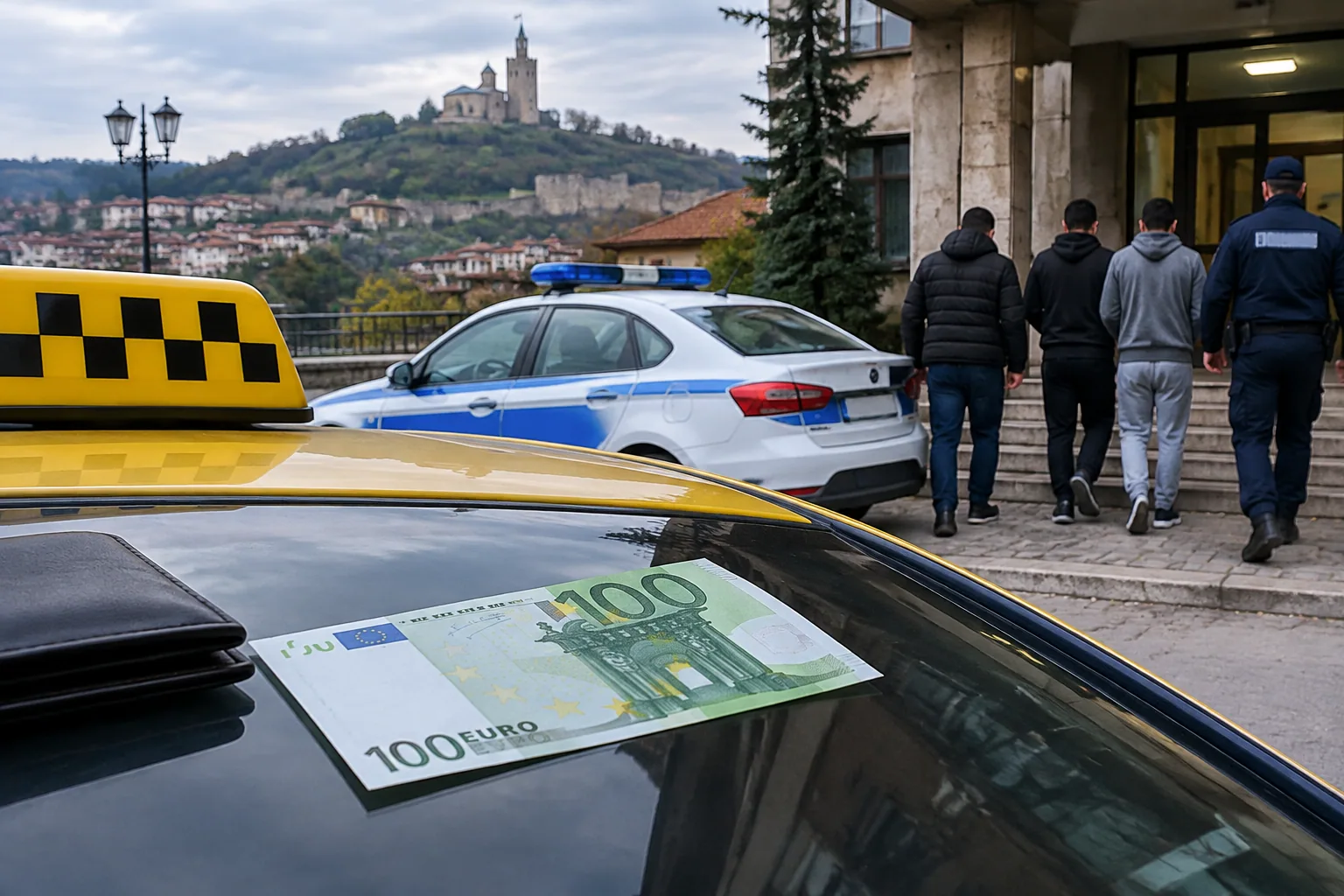 Полицията в Горна Оряховица хвана трима след 100 евро менте