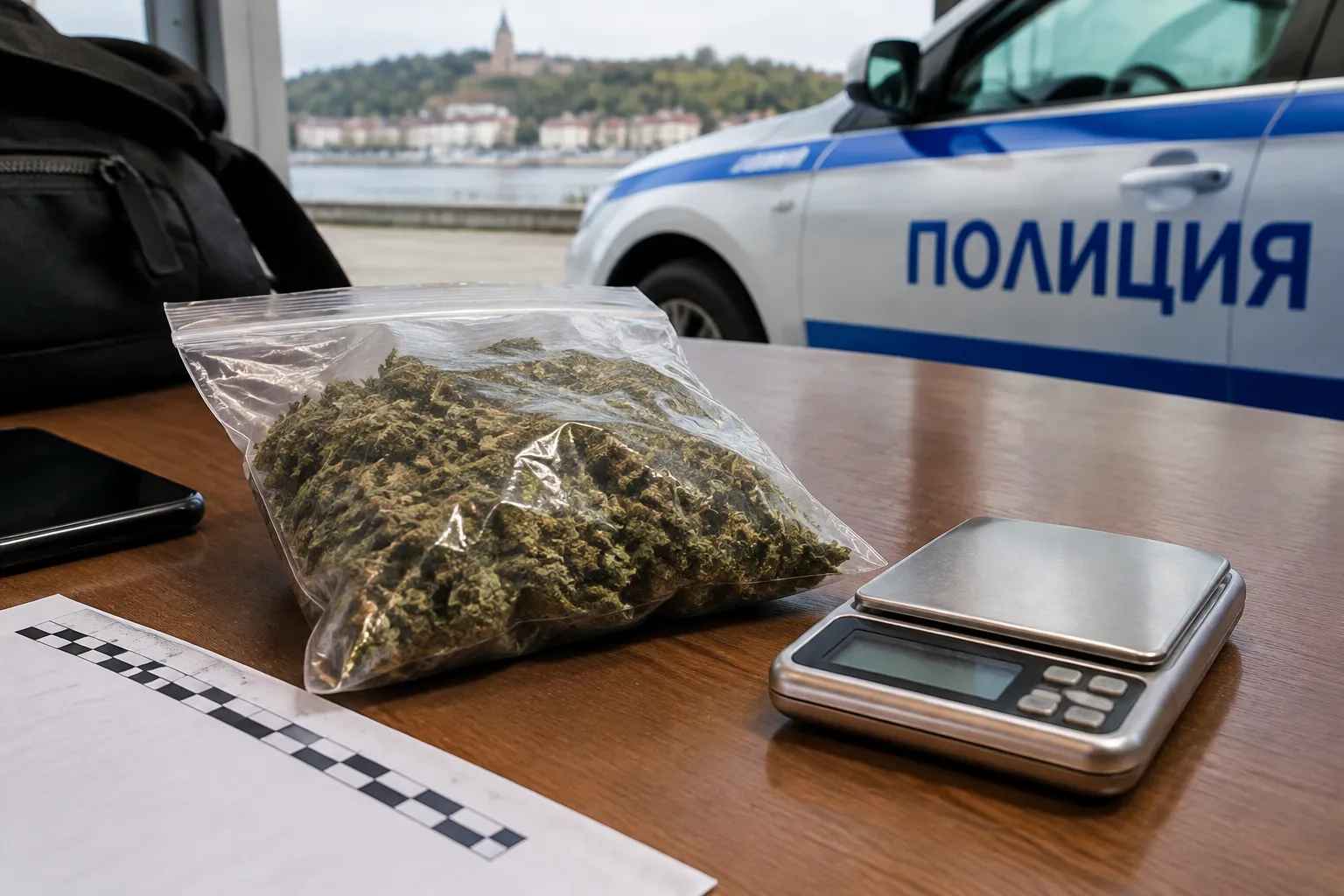 Полицията в Свищов иззе 100 грама марихуана и започна бързо производство