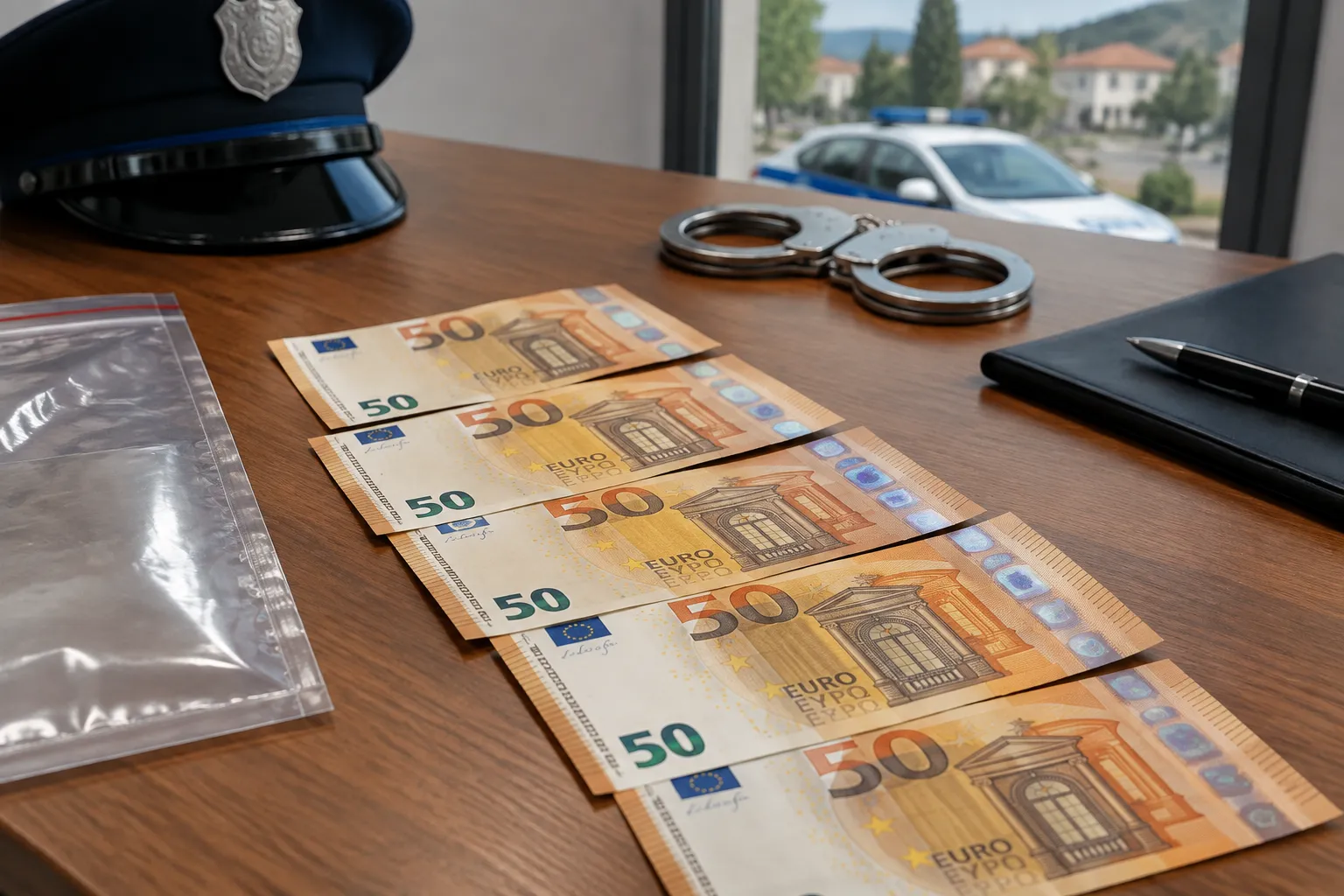 Полицията иззе пет фалшиви банкноти по 50 евро в Джулюница