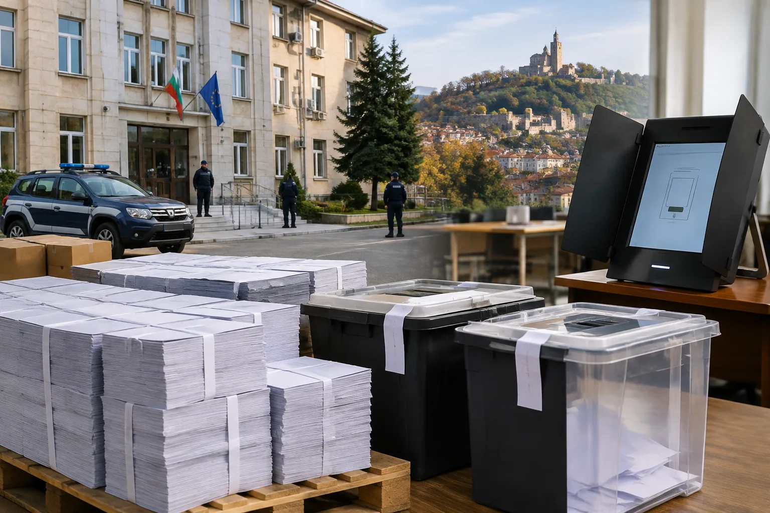 Горна Оряховица получи 43 000 бюлетини и 60 секции с машини