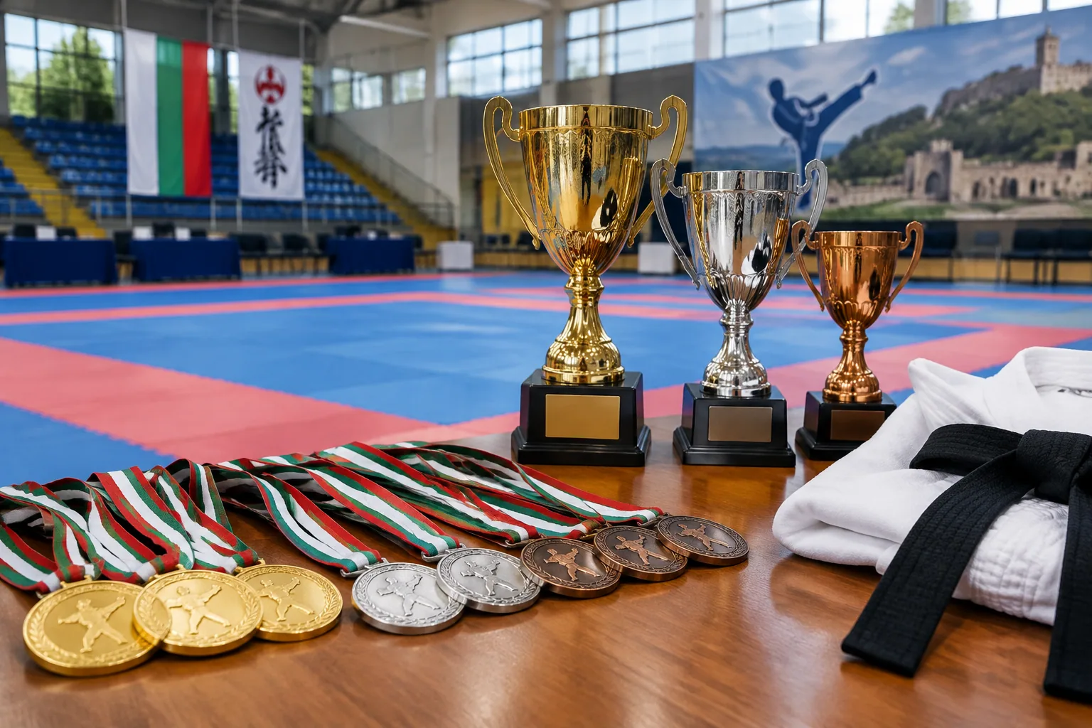 Клуб „Катана“ взе пълен комплект медали в Стара Загора