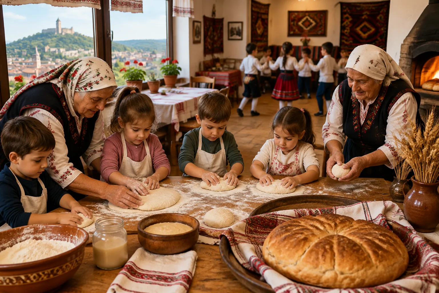 ДГ „Пинокио“ в Самоводене учи деца да месят хляб