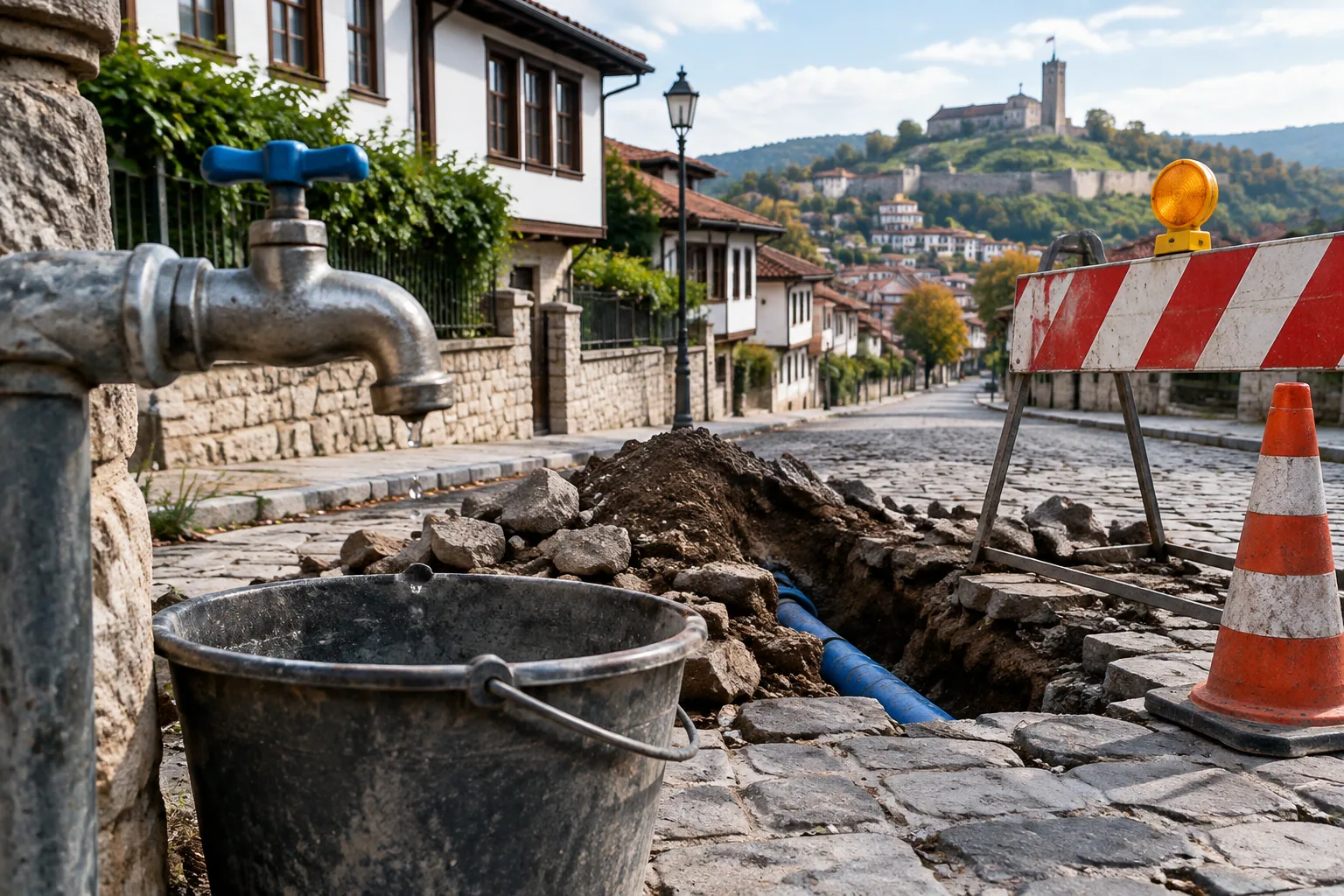 ВиК „Йовковци“ спира водата на две улици във Велико Търново