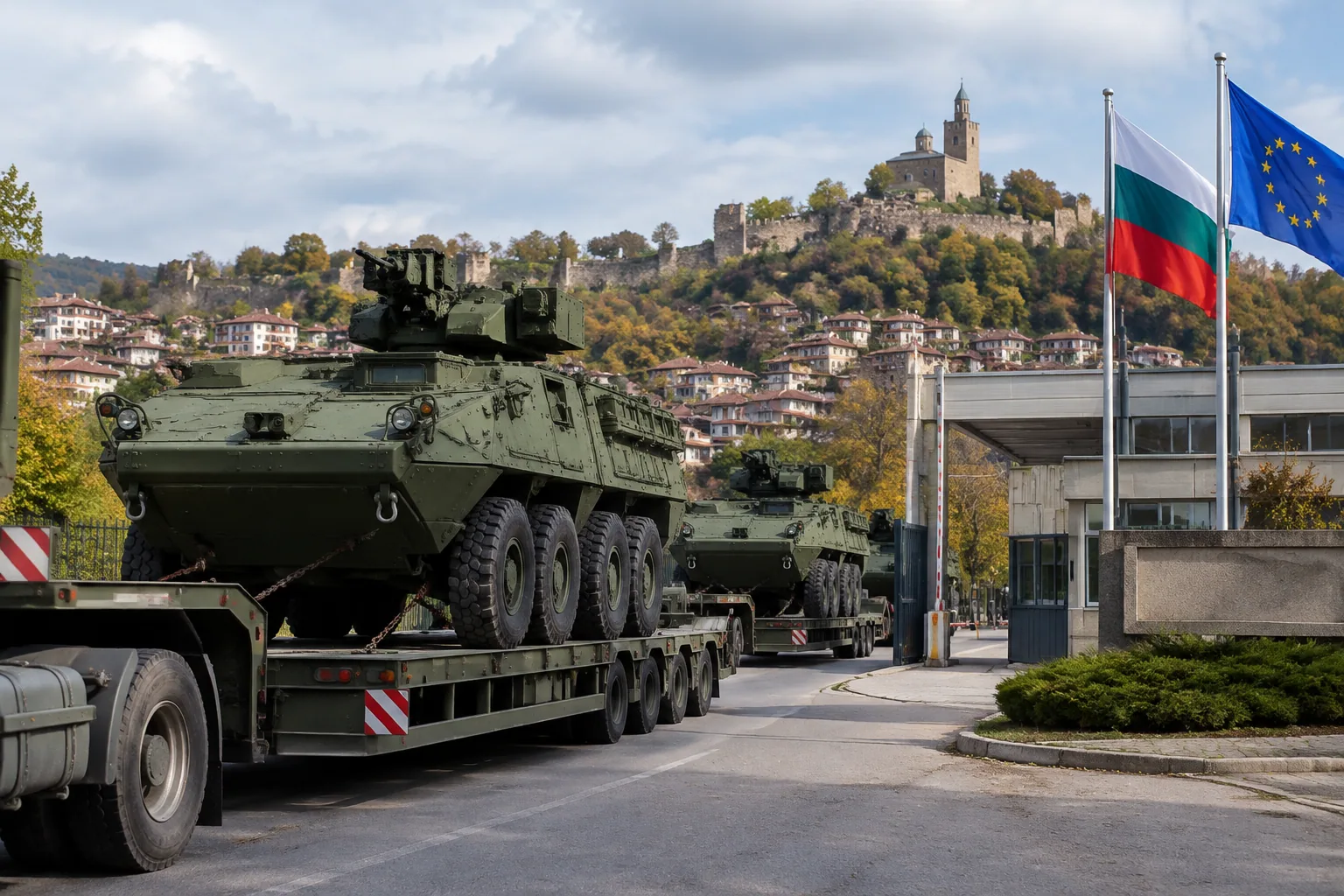 Първите Stryker пристигат във Велико Търново на 3 ноември