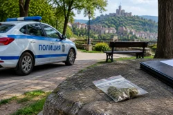 Полицията във Велико Търново иззе 1 грам трева в парк „Дружба“